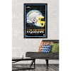 Trends International NFL Los Angeles Chargers - Neon Helmet 23 Framed Wall Poster Prints - 2 of 4