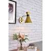 Elegant Lighting Halycon 6 inch light brass wall sconce - 2 of 4