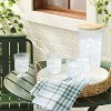 Layered Plaid Cotton Flour Sack Kitchen Towel Green/Blue/Cream - Hearth & Hand™ with Magnolia - 2 of 3