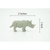 Collectible Wildlife Gifts | Black Rhino, Diceros bicornis, Educational, Rubber Animal, Realistic Figure, Lifelike, Gift,   2 1/2"   SF58 B58 - 3 of 4
