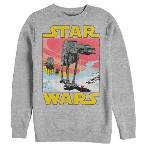 Men's Star Wars AT-AT Scene Sweatshirt - 1 of 4