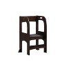 Home Imports Emporium Kids Kitchen Step Stool with Handles in Espresso - 3 of 4