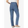 Woman Within Tall Straight-Leg Stretch Denim Five-Pocket Jeans - 3 of 4