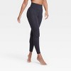 Women's Contour Curvy High-Rise 7/8 Leggings with Power Waist 25" - All in Motion™ Black - image 4 of 4