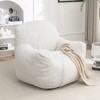KWPZQEB Bean Bag Chair for Adults, Armrests Bean Bag Sofa with Padded Foam Filling, Plush Lazy Sofa for Living Room, Bedroom - 2 of 4