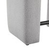 NicBex 24" Inverted U-Shaped Boucle Bar Stools,Set of 2,Modern Chic Stools for Kitchen Island,Living Room,Dining Chairs with Footrest - 3 of 4