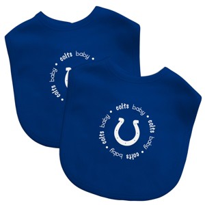 BabyFanatic Officially Licensed Unisex Baby Bibs 2 Pack - NFL Indianapolis Colts - 1 of 3
