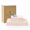 Cozy Bliss Cooling Deep Pocket Fitted Sheets, Breathable Sheet Set with 2 Pillowcases - 2 of 4
