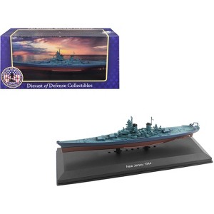 USS New Jersey (BB-62) Battleship (1944) 1/1100 Diecast Model by Diecast of Defense - 1 of 4