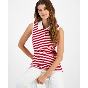 Tommy Hilfiger Womens Striped Polo Shirt - 1 of 1