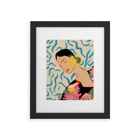 Deny Designs Sandrapoliakov Smiling Woman and Sunshine Art Print - image 1 of 4