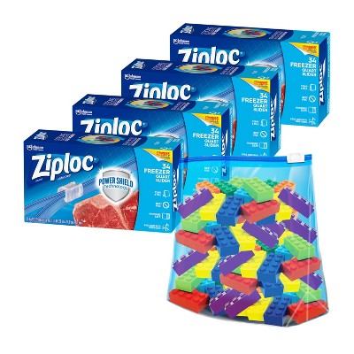Ziploc Slider Freezer Quart Bags - 136ct