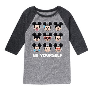 Boys' - Disney - Be Yourself Raglan Graphic T-Shirt - 1 of 4