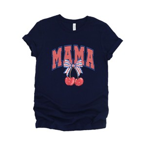 Simply Sage Market Patriotic Mama Cherries Short Sleeve Tee - 1 of 4