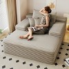 Lounge Chair Indoor, Oversized Upholstered Sofa Bed, Sleeper Couch Reading Chairs, Cloud Sofas Couches for Living Room or Bedroom-Maison Boucle - 3 of 4