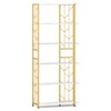 Tangkula 6-Tier Bookshelf w/Heavy-duty Metal Frame2 Anti-tipping Kits for Living Room - 2 of 4