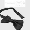 Anna-Kaci Men's Pre-Tied Bow Tie Adjustable Formal Bowtie for Weddings, Tuxedos & Special Occasions - 3 of 3