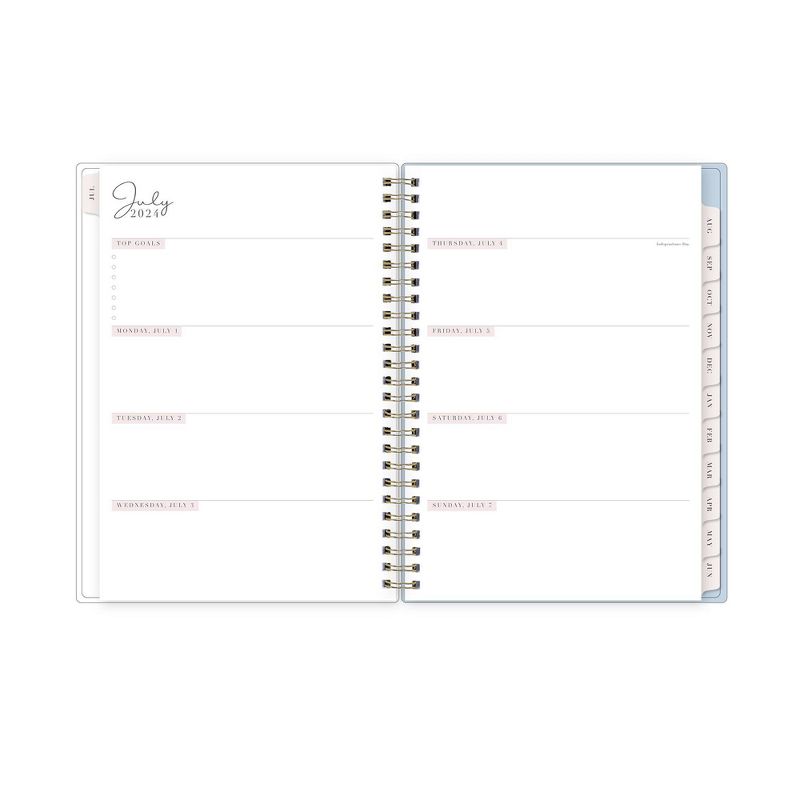 Rachel Parcell 2024-25 Weekly/Monthly Planner with Notes 8.625&#34;x5.875&#34; Wirebound Cordelia, 5 of 14