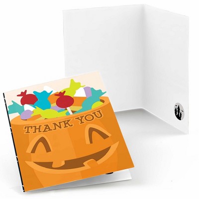 Big Dot of Happiness Trick or Treat - Halloween Party Thank You Cards (8 count)