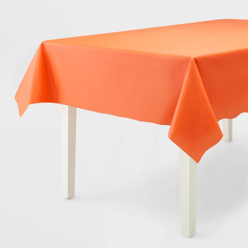 2ct Table Covers Orange - Spritz&#8482;, 1 of 4