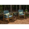 Casual Cushion Solid Sunbrella Fabric 1-Piece Indoor/Outdoor Club Chair Cushion, 22"W x 44"L - 2 of 4