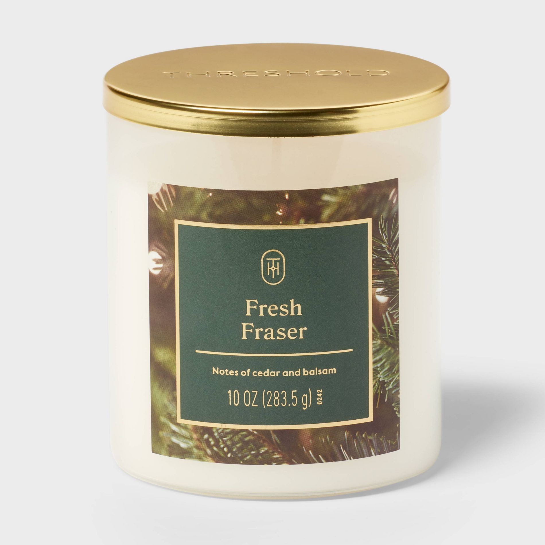 Lidded Fresh Fraser Jar Candle 10oz - Threshold™