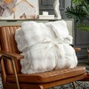 Cozy Bliss Faux Fur Throw Blankets, Plush Fuzzy Soft Thick Bubble Blanket for Sofa, Bedroom, Living Room - 4 of 4