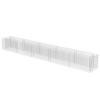 VidaXL Gabion Raised Bed Galvanized Steel 177.2 inches x19.7 inches x19.7 inches - 3 of 4