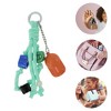 Unique Bargains Beaded Knotted Lanyard with Hat Handbag Charm 1 Pc - 3 of 4