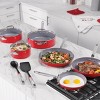 Guy Fieri's Flavortown 11-Piece Ceramic Cookware Set, Nonstick Pots and Pans for Cooking, Made without PFAS PTFE PFOA, Oven Safe, Dishwasher Safe - 2 of 4