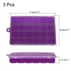 Unique Bargains Silicone Easy Release Ice Cube Trays with Lids - 2 of 4