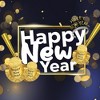Crown Display Black & Gold New Years Party Favors 2024 Kit - 400 Pcs Top Hats Tiaras Beaded Necklace Noise Makers New Years Eve Decorations 200 People - 4 of 4