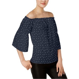 Kensie Womens Polka In The Dots Pullover Blouse - 1 of 1
