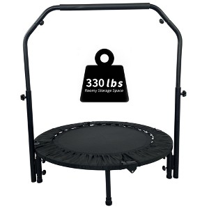 HFYee Kids Trampoline with Safety Options Indoor & Outdoor Bounce Fun for Children Multiple Sizes & Accessories - 1 of 4