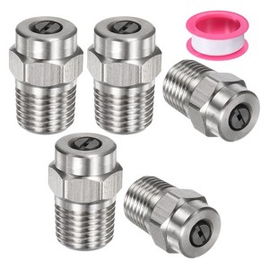 Unique Bargains Stainless Steel Durable Corrosion Resistant Pressure Washer Nozzles 5 Pcs - 1 of 4