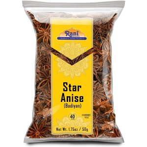 Star Anise Seeds (Badian Khatai) - 3.5oz (100g) - Rani Brand Authentic Indian Products - 1 of 4