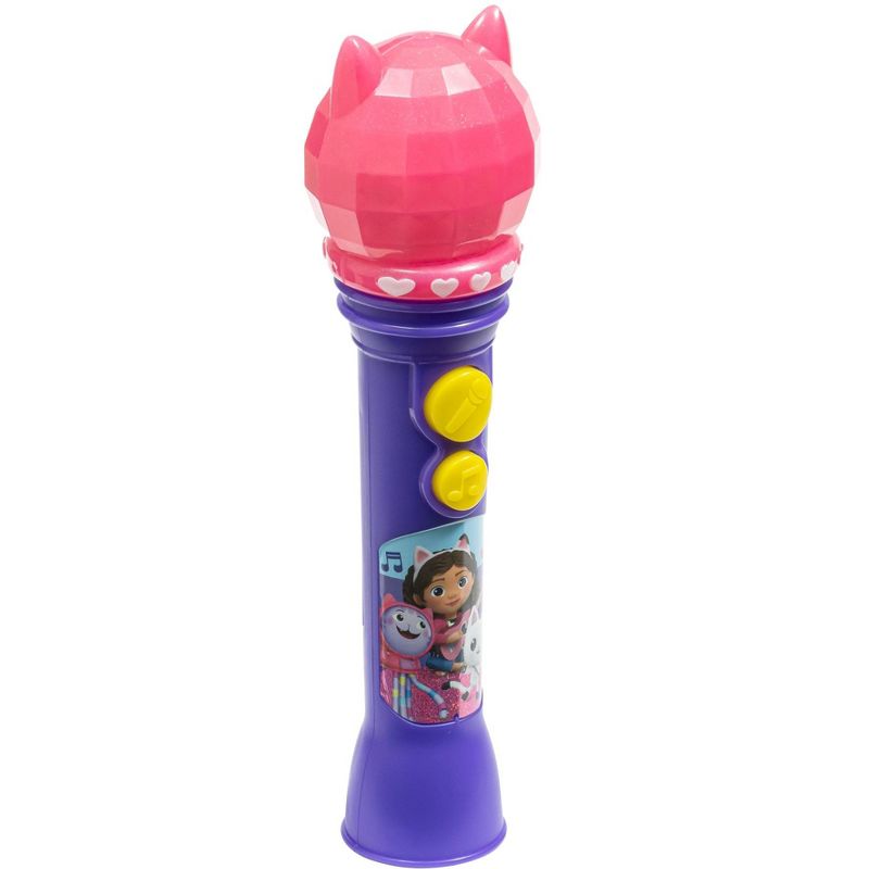 eKids Gabby's Dollhouse Toy Microphone for Kids - Purple (GA-070.EMV22), 4 of 6