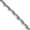 Black Bow Jewelry Men's 11mm Stainless Steel Antiqued Dragon Link Bracelet, 8.25 Inch - 3 of 4