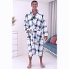 ADR Plush Fleece Men's Robe, Soft Cozy Warm Men's Bathrobe, Bath Robe - 2 of 4