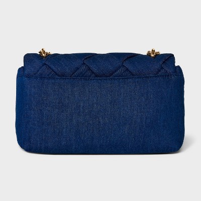 Denim Sophie Crossbody Bag - A New Day&#8482; Navy Blue