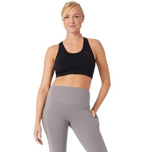 32 Degrees Cool Women's Fitted Seamless Racerback Sports Bra - 1 of 4