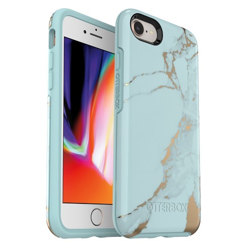 Otterbox Apple Iphone Se 2nd Gen 8 7 Symmetry Case Teal Marble Target