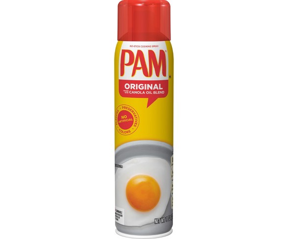 PAM 100% Natural -Free Original Canola Oil Spray - 8oz