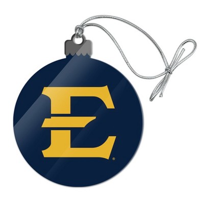 ETSU Primary Logo Acrylic Christmas Tree Holiday Ornament