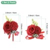 Unique Bargains Wedding Prom Parties Special Events Artificial Wrist Corsage 1 Set - 3 of 4