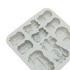 Unique Bargains Candy Moulds 9-Cavity Race Car Candy Mould Hand Wash Gray 6.26"x6.02"x0.94" 1 Pc - 4 of 4