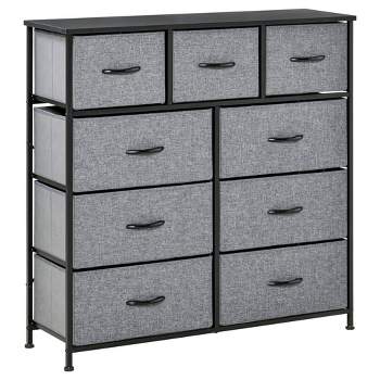 4 Drawer Dresser for Bedroom, Clothes Fabric Storage Tower for Clothing  Organization, Linens, Closet (Light Gray 16.5 x 33 In)