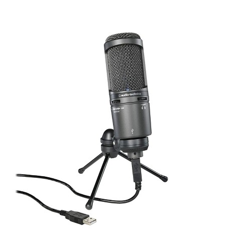 Soldat Port Jernbanestation Audio-technica At2020usb+ Cardioid Condenser Usb Microphone, With Built-in  Headphone Jack & Volume Control, Perfect For Content Creators : Target