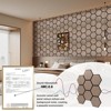 UNISOAR Wood Acoustic Wall Panels-Self-Adhesive 3D Wood Slat Wall Panel-Sound Absorbing Panels for Noise Reducing-Feature Wall Decor for Home & Office - 2 of 4