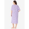 Dreams & Co. Plus Size Long Tagless Sleepshirt - 3 of 4